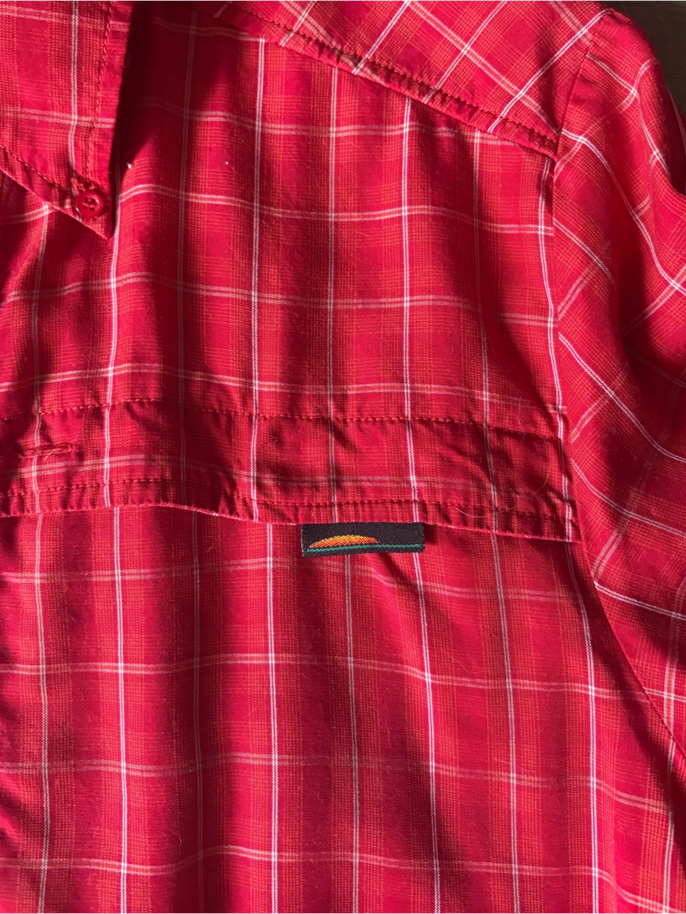 Chlorophylle Men's Red Plaid Button-Up Shirt - Picture 2 of 6